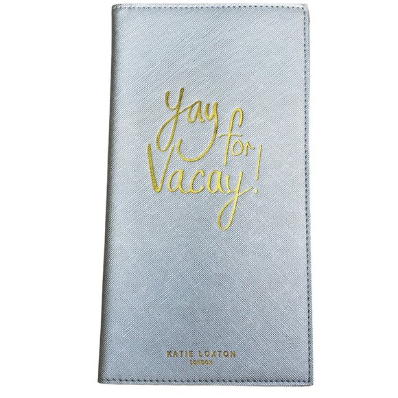 Katie Loxton London ' Yay for Vacay' silver passport holder - Picture 1 of 5